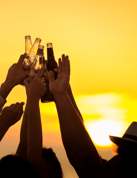 The booze counts too